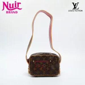 Louis Vuitton Monogram Perfo Trocadero Shoulder Bag Brown